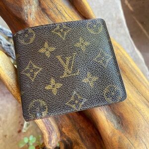 Louis Vuitton Monogram Canvas Wallet in Brown and Gold